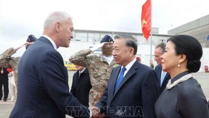 Tổng Bí Thơ, Chủ Tịch Nước Tô Lâm bắt đầu thăm chánh thức EU và Bỉ